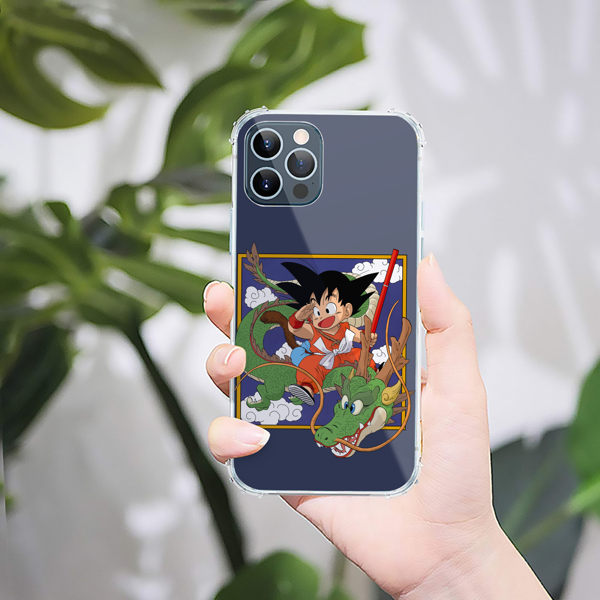 （画像用） ドラゴンボール 孫悟空（そん ごくう）Son Goku カカロット DRAGON BALL Kakarotto 【iPhone 12シリーズ対応】透明スマホケース（クリアソフトケース）